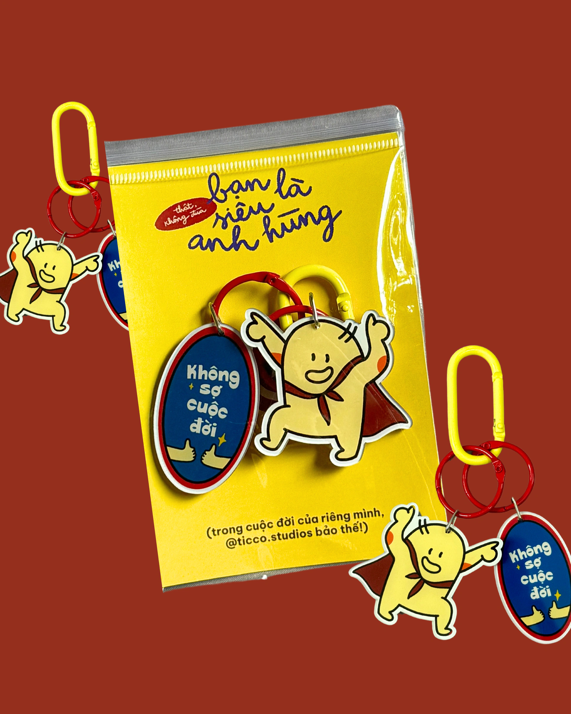 Keychain Không Sợ Cuộc Đời