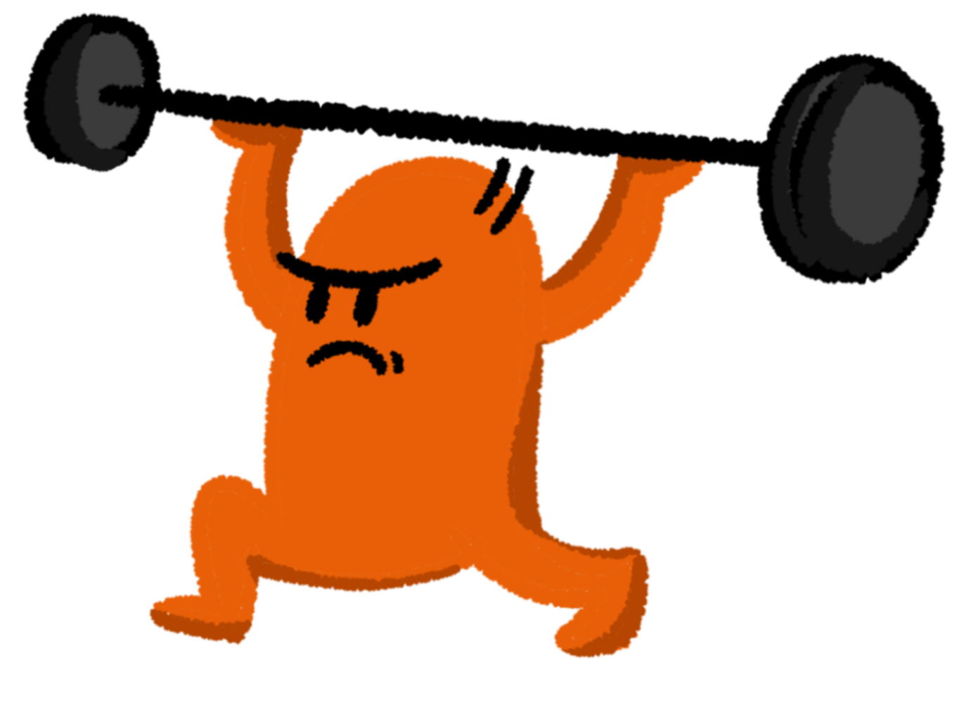 Mascot Đần nâng tạ