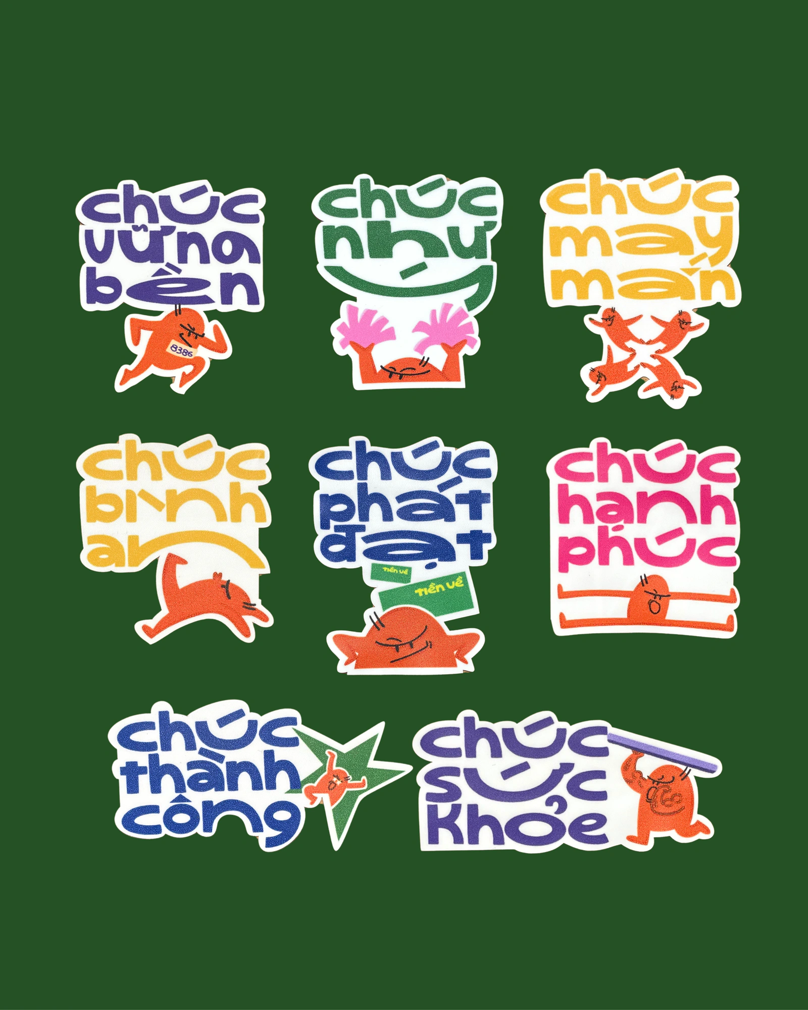 Set sticker 09: Chúc Nhau Thật Sự — ảnh 3